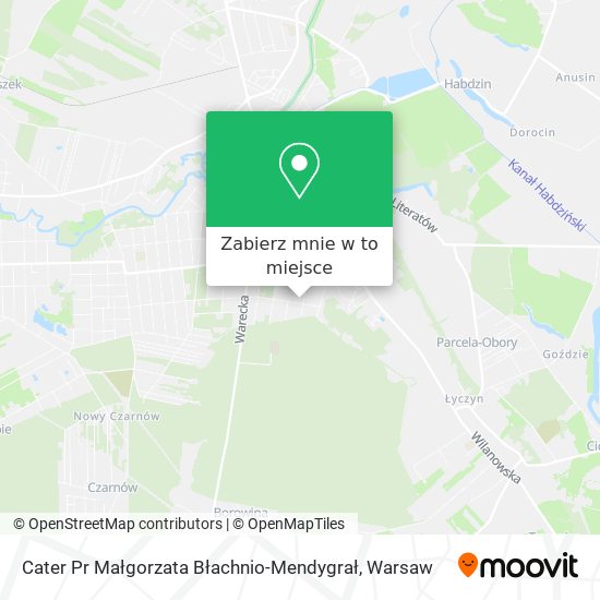 Mapa Cater Pr Małgorzata Błachnio-Mendygrał