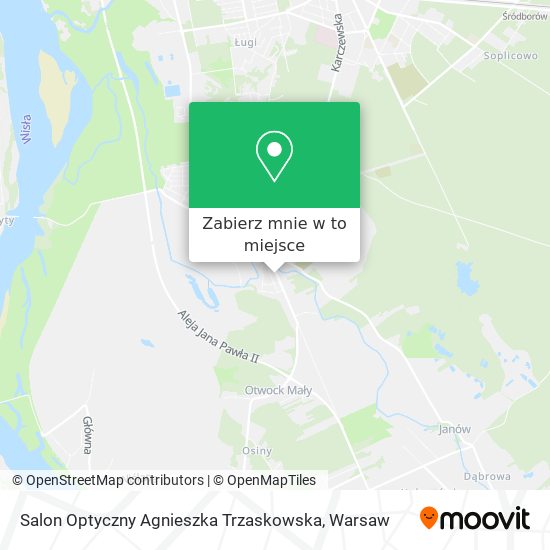 Mapa Salon Optyczny Agnieszka Trzaskowska