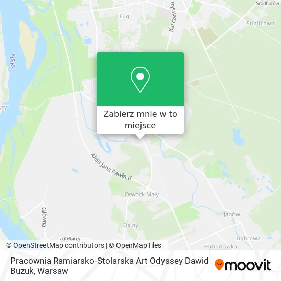 Mapa Pracownia Ramiarsko-Stolarska Art Odyssey Dawid Buzuk