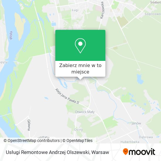 Mapa Usługi Remontowe Andrzej Olszewski