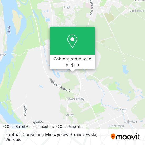 Mapa Football Consulting Mieczysław Broniszewski