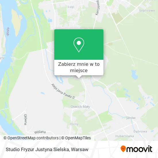 Mapa Studio Fryzur Justyna Sielska