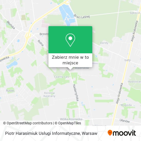 Mapa Piotr Harasimiuk Usługi Informatyczne