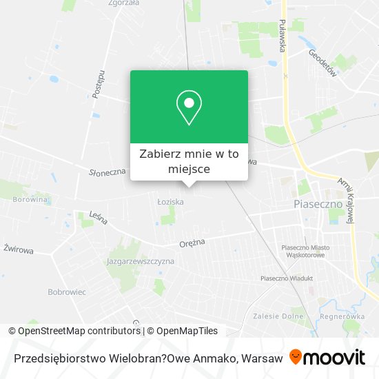 Mapa Przedsiębiorstwo Wielobran?Owe Anmako