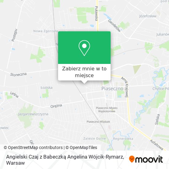 Mapa Angielski Czaj z Babeczką Angelina Wójcik-Rymarz