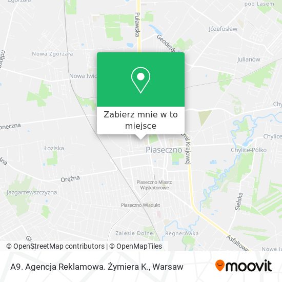 Mapa A9. Agencja Reklamowa. Żymiera K.