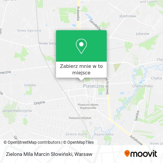 Mapa Zielona Mila Marcin Słowiński