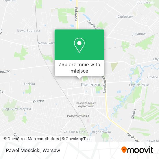 Mapa Paweł Mościcki