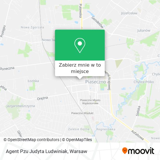 Mapa Agent Pzu Judyta Ludwiniak