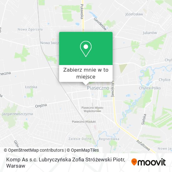 Mapa Komp As s.c. Lubryczyńska Zofia Stróżewski Piotr