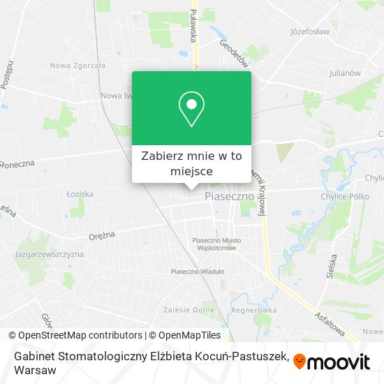 Mapa Gabinet Stomatologiczny Elżbieta Kocuń-Pastuszek