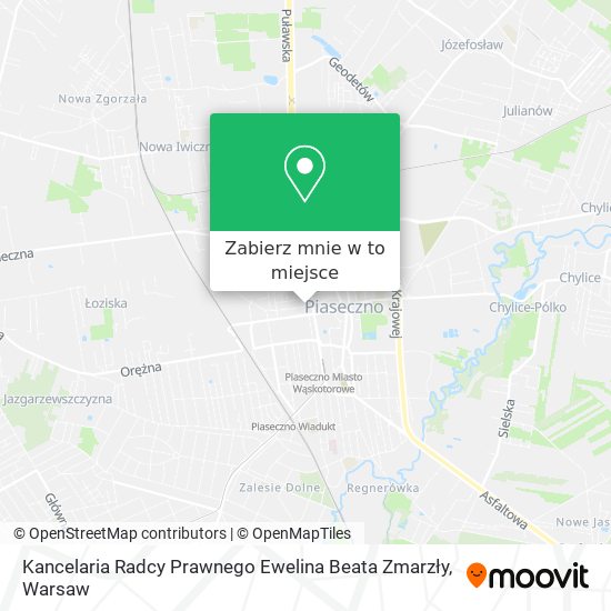 Mapa Kancelaria Radcy Prawnego Ewelina Beata Zmarzły