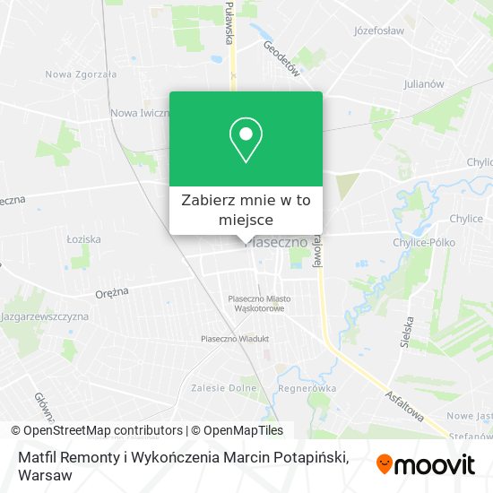 Mapa Matfil Remonty i Wykończenia Marcin Potapiński