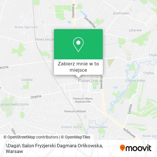 Mapa \Daga\ Salon Fryzjerski Dagmara Orlikowska