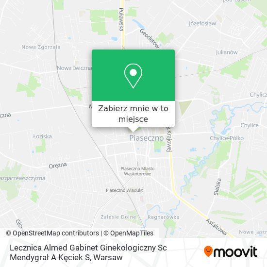 Mapa Lecznica Almed Gabinet Ginekologiczny Sc Mendygrał A Kęciek S