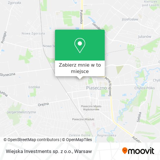 Mapa Wiejska Investments sp. z o.o.