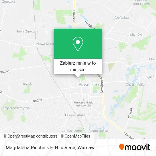 Mapa Magdalena Piechnik F. H. u Vena