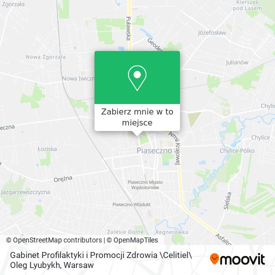 Mapa Gabinet Profilaktyki i Promocji Zdrowia \Celitiel\ Oleg Lyubykh