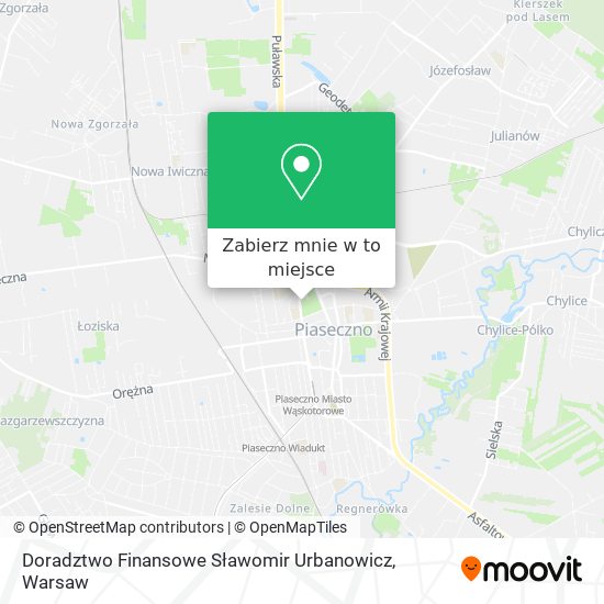 Mapa Doradztwo Finansowe Sławomir Urbanowicz