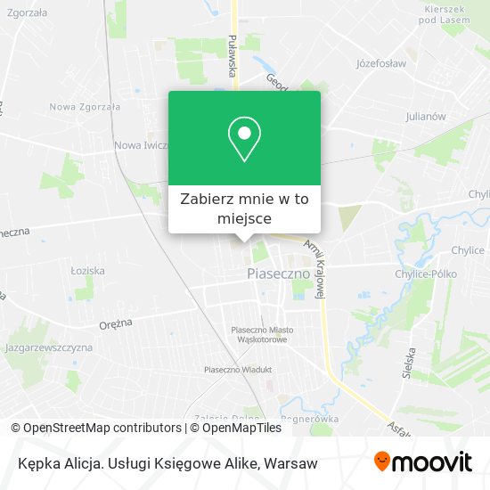 Mapa Kępka Alicja. Usługi Księgowe Alike