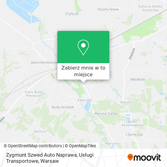 Mapa Zygmunt Szwed Auto Naprawa, Usługi Transportowe