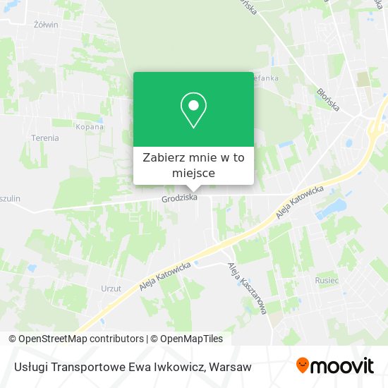 Mapa Usługi Transportowe Ewa Iwkowicz