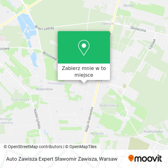 Mapa Auto Zawisza Expert Sławomir Zawisza