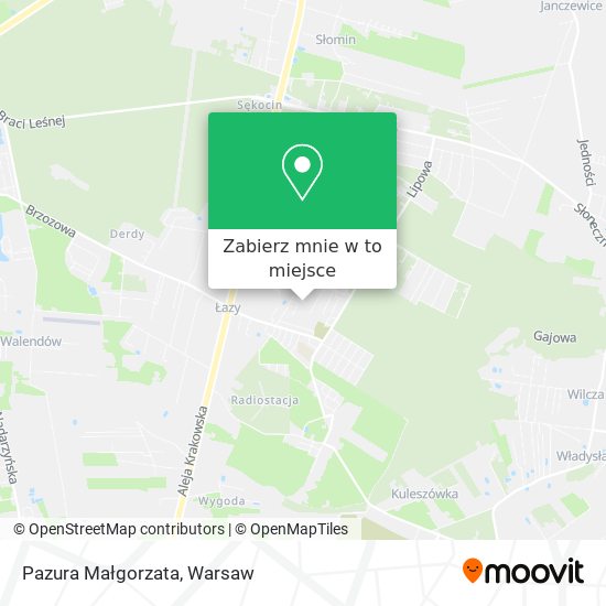 Mapa Pazura Małgorzata