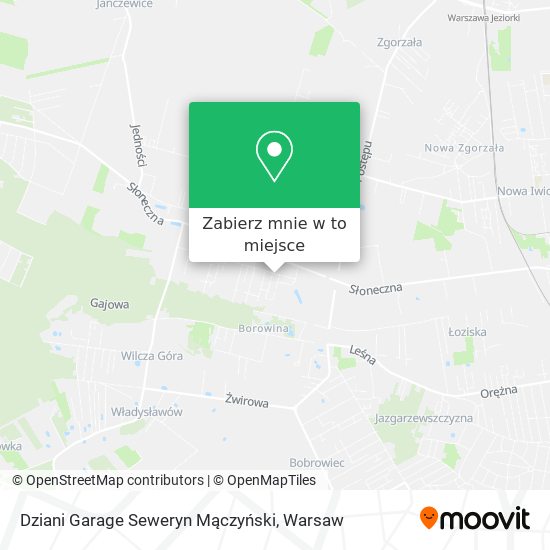 Mapa Dziani Garage Seweryn Mączyński