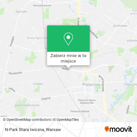 Mapa N-Park Stara Iwiczna