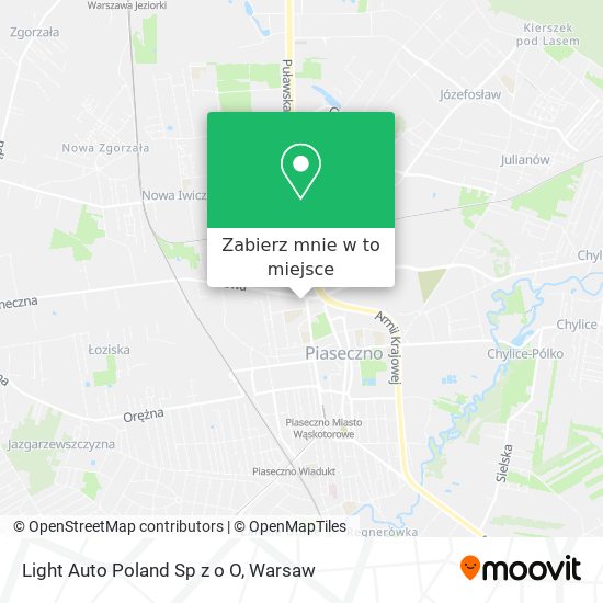 Mapa Light Auto Poland Sp z o O