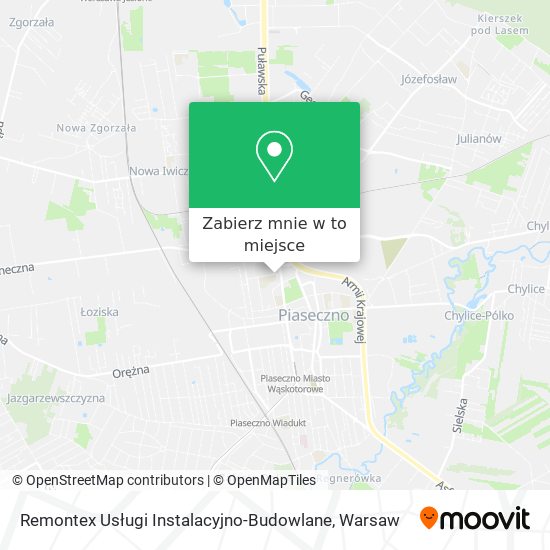 Mapa Remontex Usługi Instalacyjno-Budowlane