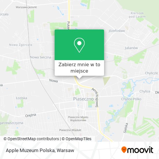 Mapa Apple Muzeum Polska