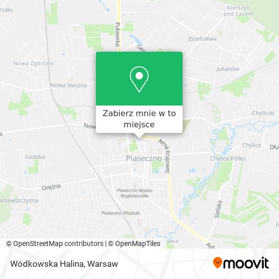 Mapa Wódkowska Halina