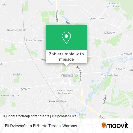 Mapa Eli Dziewańska Elżbieta Teresa