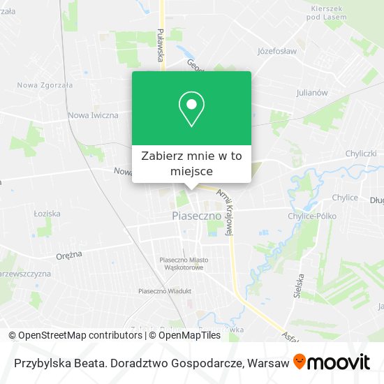 Mapa Przybylska Beata. Doradztwo Gospodarcze