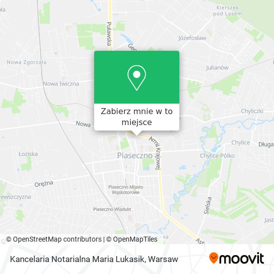 Mapa Kancelaria Notarialna Maria Lukasik