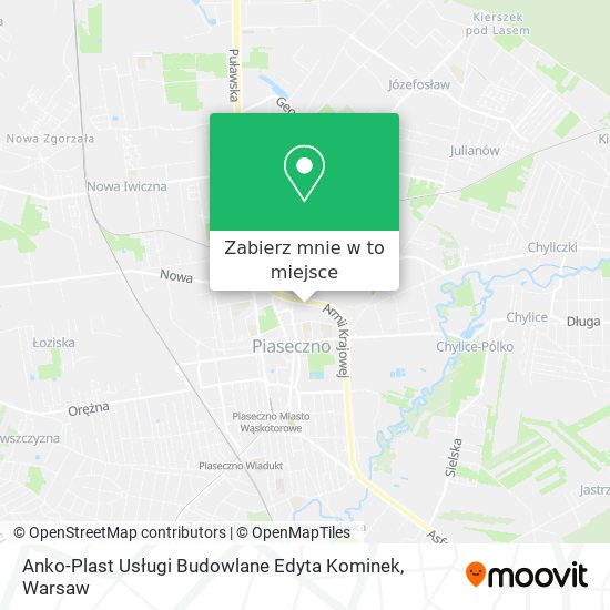 Mapa Anko-Plast Usługi Budowlane Edyta Kominek