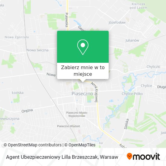 Mapa Agent Ubezpieczeniowy Lilla Brzeszczak