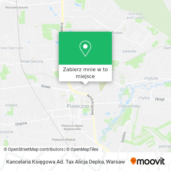 Mapa Kancelaria Księgowa Ad. Tax Alicja Depka