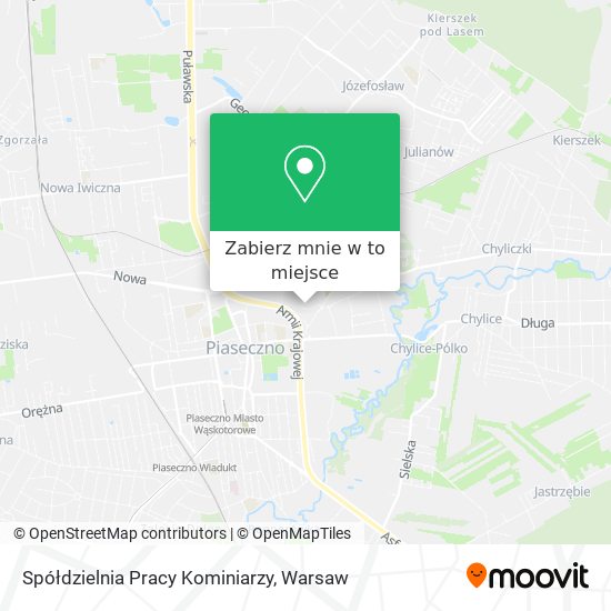 Mapa Spółdzielnia Pracy Kominiarzy