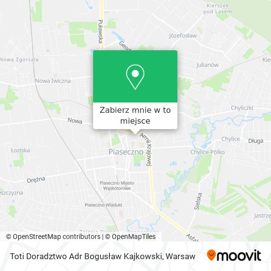 Mapa Toti Doradztwo Adr Bogusław Kajkowski