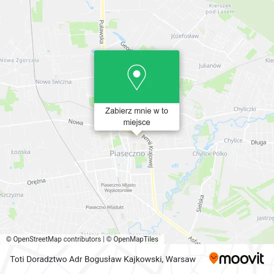 Mapa Toti Doradztwo Adr Bogusław Kajkowski