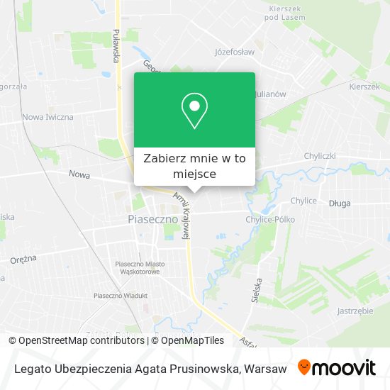 Mapa Legato Ubezpieczenia Agata Prusinowska