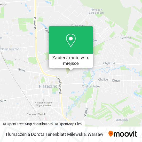 Mapa Tłumaczenia Dorota Tenenblatt Milewska