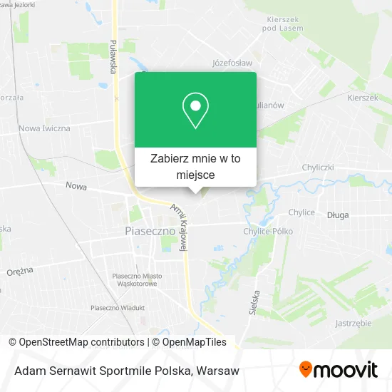 Mapa Adam Sernawit Sportmile Polska