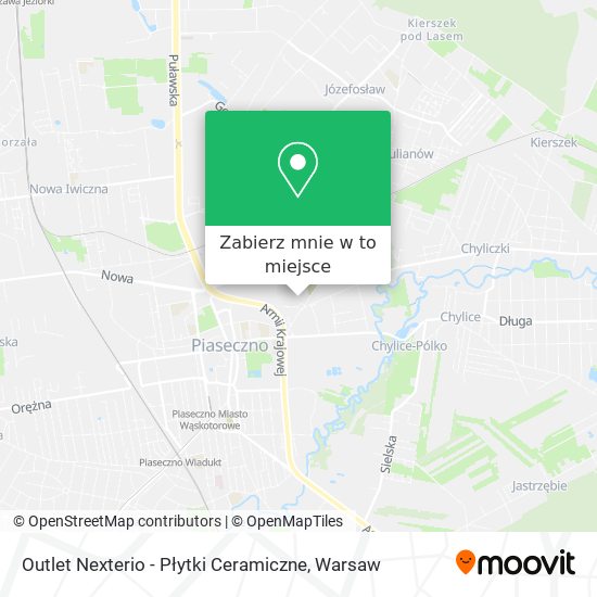 Mapa Outlet Nexterio - Płytki Ceramiczne