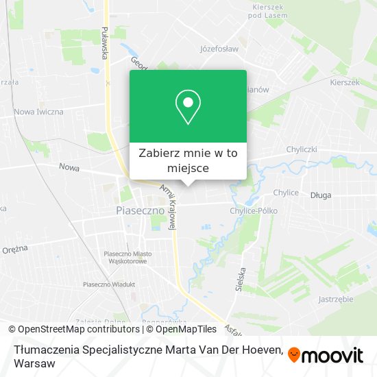 Mapa Tłumaczenia Specjalistyczne Marta Van Der Hoeven