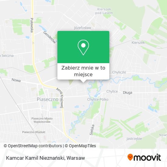 Mapa Kamcar Kamil Nieznański