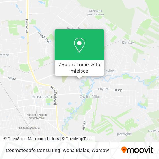 Mapa Cosmetosafe Consulting Iwona Białas